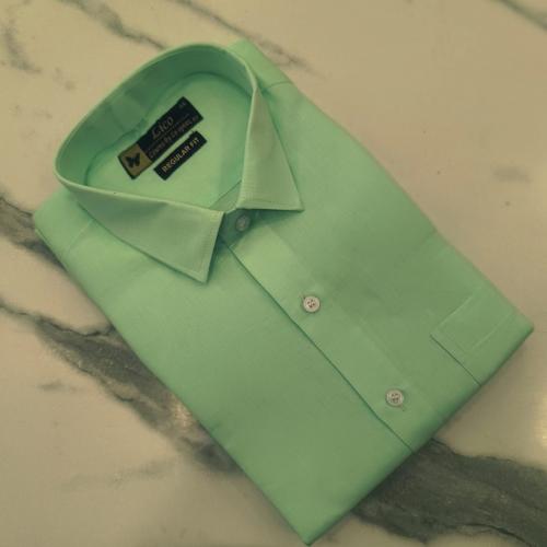 PL COTTON XLINEN DYED READYMADE SHIRT 38 FS